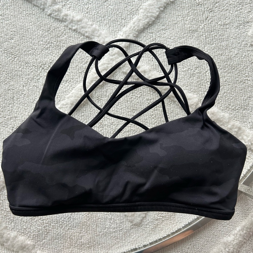Lululemon Free to Be Sports Bra Camo